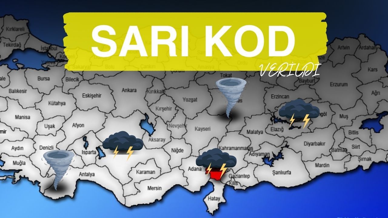 Meteoroloji’den 8 ile sarı kodlu uyarı: Dışarı çıkarken dikkat edin!