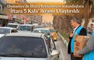 Osmaniye’de İftara Yetişemeyen Vatandaşlara "İftara 5 Kala" İkramı Ulaştırıldı