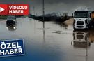 Yol Değil Adeta Göl! Sürücüler Geçmekte Zorlanıyor, İşte O Görüntüler