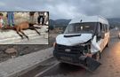 Osmaniye'de Yolcu Otobüsü Ata Çarptı