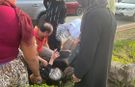 Osmaniye'de Otomobilden İnen Kadına Motosiklet Çarptı