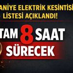 Osmaniye 9 Eylül 2026 Elektrik Kesintisi