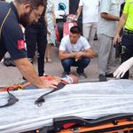Osmaniye Çarşı Merkezinde Korkutan Kaza