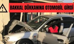 Bakkal Dükkanına Otomobil Girdi