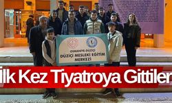 İlk Kez Tiyatro ile Buluşmanın Heyecanını Yaşadılar