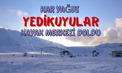 Kar Yağdı, Yedikuyular Kayak Merkezi Doldu