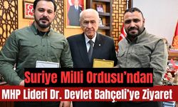 Suriye Milli Ordusu’ndan, MHP Lideri Dr. Devlet Bahçeli’ye Ziyaret