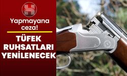 Av Tüfekleri İçin Ruhsat Uyarısı!