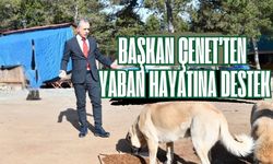 Başkan Çenet’ten, Kış Şartlarında Hayvanlarına Destek