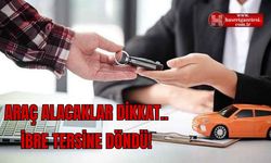 Araç Alacaklar Dikkat! İbre Terse Döndü