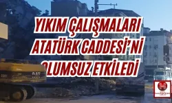 Atatürk Caddesi Sessizliğe Büründü!