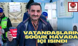 Vatandaşların Soğuk Havada İçi Isındı