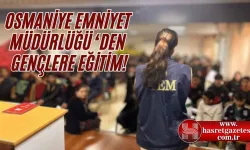 Osmaniye Emniyet Müdürlüğü Lise Öğrencilerine Eğitim Verdi!