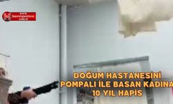 Doğum hastanesini pompalı ile basan kadına 10 yıl hapis