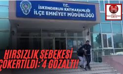 Hırsızlık Şebekesi Çökertildi: 4 Gözaltı!