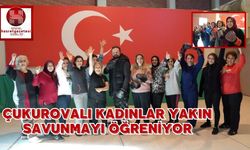 Çukurovalı kadınlar yakın savunmayı öğreniyor