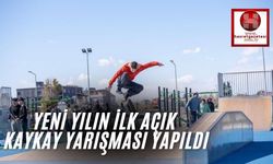 Yeni yılın ilk Açık Kaykay Yarışması Yapıldı