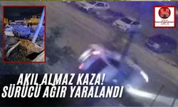 Akıl Almaz Kaza! Sürücü Ağır Yaralandı