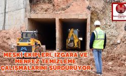 MESKİ Ekipleri, Izgara ve menfez temizleme çalışmalarını sürdürüyor