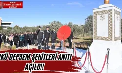 OKÜ Deprem Şehitleri Anıtı Açıldı!