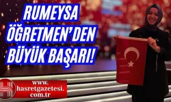 Kadirli'nin Gururu Rumeysa Çevlik, Dünyanın En İyi 50 Öğretmeni Arasında!