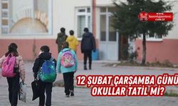 12 Şubat 2025 Çarşamba Günü Okullar Tatil mi?