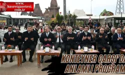 Cebelibereket Konteyner Çarşı'da Mevlüt Programı