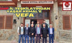 Osmaniye CHP İl Teşkilatından Yaşar Kemal’e Vefa Örneği