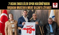 7 Ocak Engelliler Spor Kulübü'nden Başkan Mustafa Mert Olcar'a Ziyaret