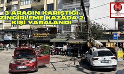 3 Aracın Karıştığı Zincirleme Kazada 2 Kişi Yaralandı