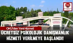 OKÜ'den Ücretsiz Psikolojik Danışmanlık Hizmeti!