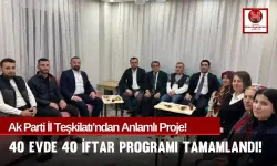 Osmaniye AK Parti İl Teşkilatı İftar Projesini Tamamladı!