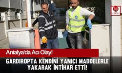 Gardıropta Kendini Yakarak İntihar Etti!