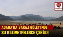 Baraj Göleti'nde Su Kilometrelerce Çekildi