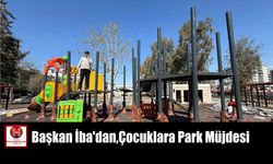 Başkan İba’dan, Çocuklara Park Müjdesi