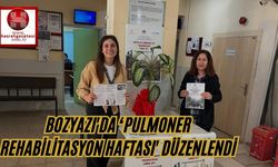 Bozyazı'da ‘Pulmoner Rehabilitasyon Haftası' Düzenlendi