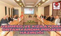 DAİMFED ve Kızılay'dan Ortak Yardım Projesi Hazırlığı