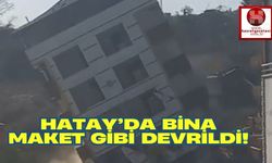 Hatay'ın Defne İlçesinde Bina Maket Gibi Yıkıldı!