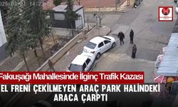 Park Halindeki Araç Geri Gelen Araca Çarptı!