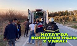 Hatay'da Korkutan Kaza: 2 Yaralı