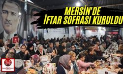 Mersin'de İftar Sofrası Kuruldu