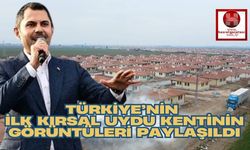 Türkiye’nin İlk Kırsal Uydu Kentinin Görüntüleri Paylaşıldı