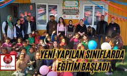 Yeni Yapılan Sınıflarda Eğitim Başladı