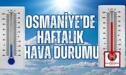 Osmaniye’de Sıcaklıklar Artıyor: İşte Haftalık Hava Durumu Tahmini