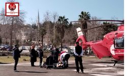 Çocuk Hasta Helikopter Ambulans İle Ankara’ya Sevk Edildi