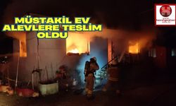 Müstakil Ev Alevlere Teslim Oldu