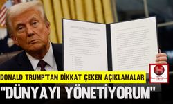 ABD Başkanı Donald Trump'tan Dikkat Çeken Açıklamalar: ''Dünyayı Yönetiyorum''