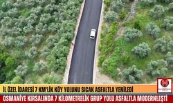 Köyleri Birbirine Bağlayan Grup Yolu Sıcak Asfaltla Yenilendi