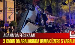 Kontrolsüz Otomobil Evlerin Arasına Daldı! 3'ü Kadın 5 Kişi Yaralandı!