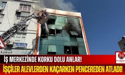 İşçiler Alevlerden Kaçmak İçin Pencereden Atlamak Zorunda Kaldı!